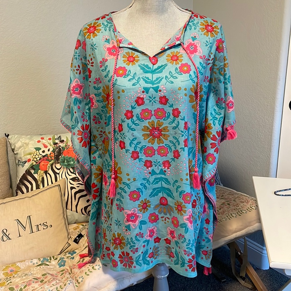 Natural Life Kimkono swim cover top